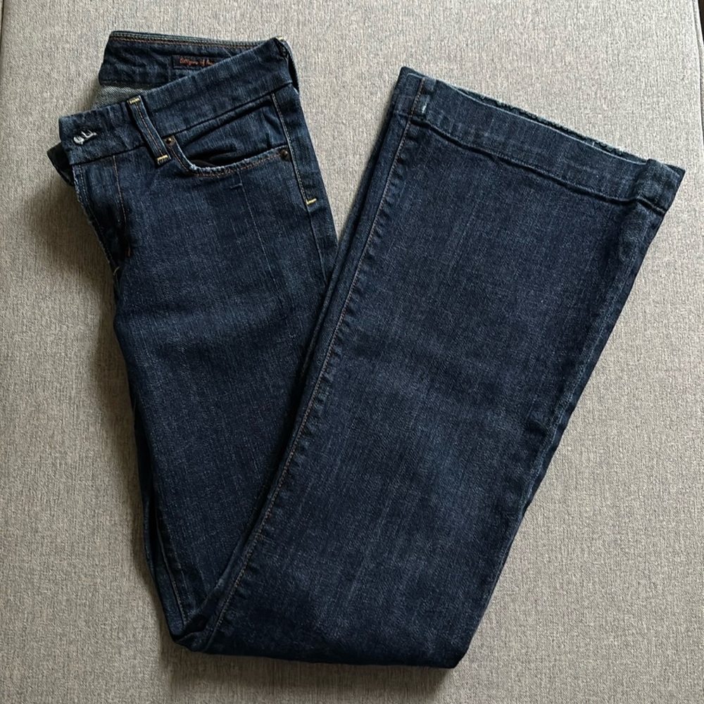 Citizens Of Humanity Dark Blue Straight-Leg Jeans